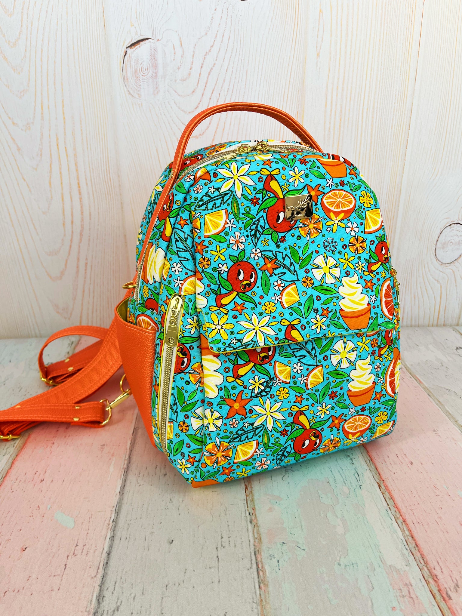 Bubble Bag - Orange Bird
