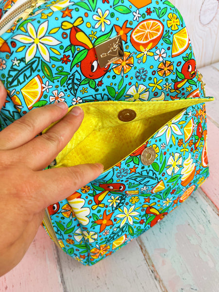 Bubble Bag - Orange Bird