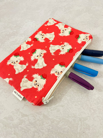 Zipper Pouch - Puppies