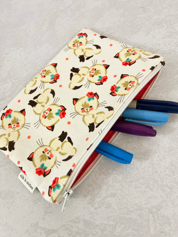 Zipper Pouch - Kittens