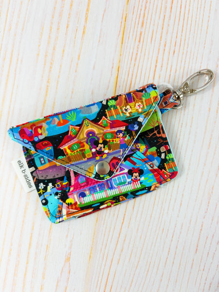 Envelope Pouch - Cartoon Town