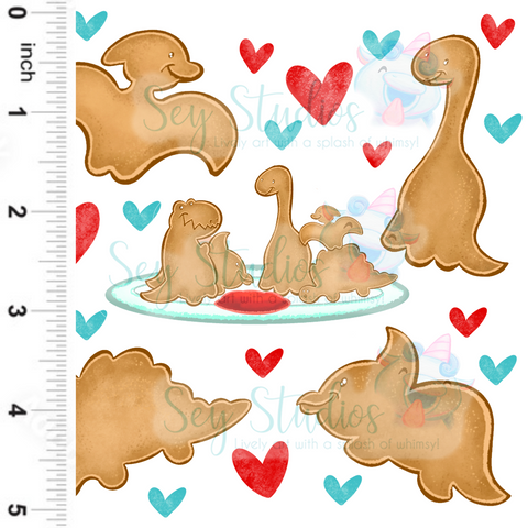 Sey Studios Dino Nuggies Fabric