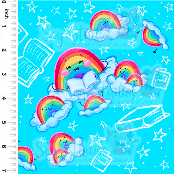 Sey Studios Rainbow Readers Fabric