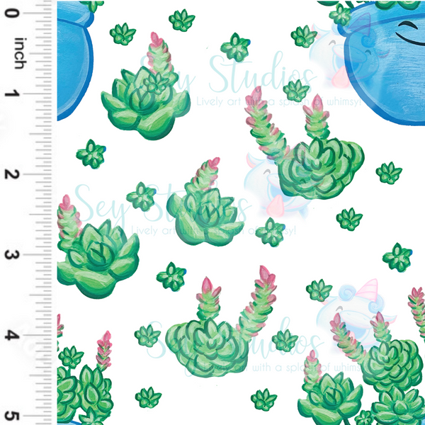 Sey Studios Succulents Fabric