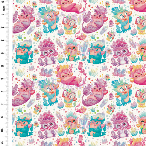 Critterosity Crystal Squatches Fabric