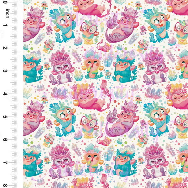 Critterosity Crystal Squatches Fabric