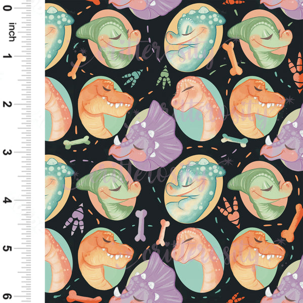 Critterosity Dinos Fabric