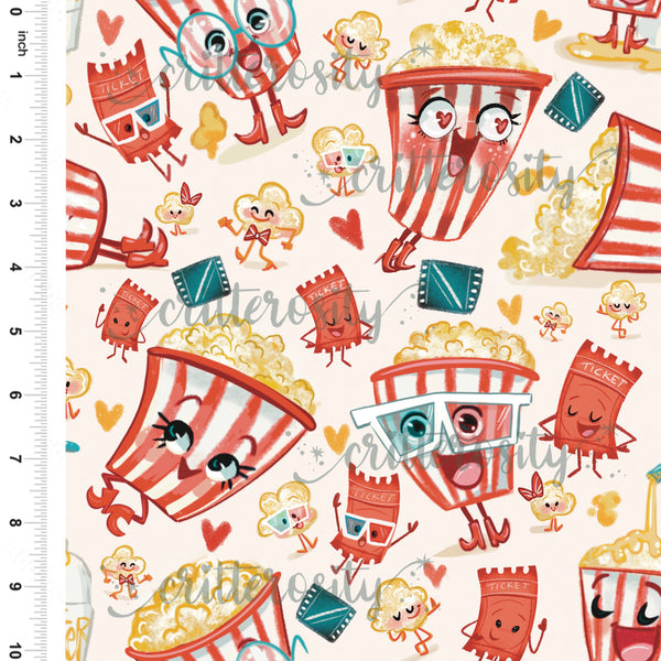 Critterosity Popcorn Fabric