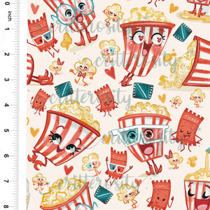 Critterosity Popcorn Fabric