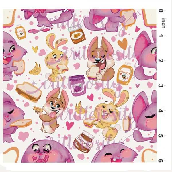 Critterosity Jelly Cats Fabric