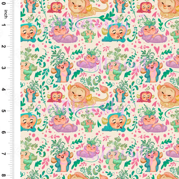 Critterosity Sprout Squatches Fabric