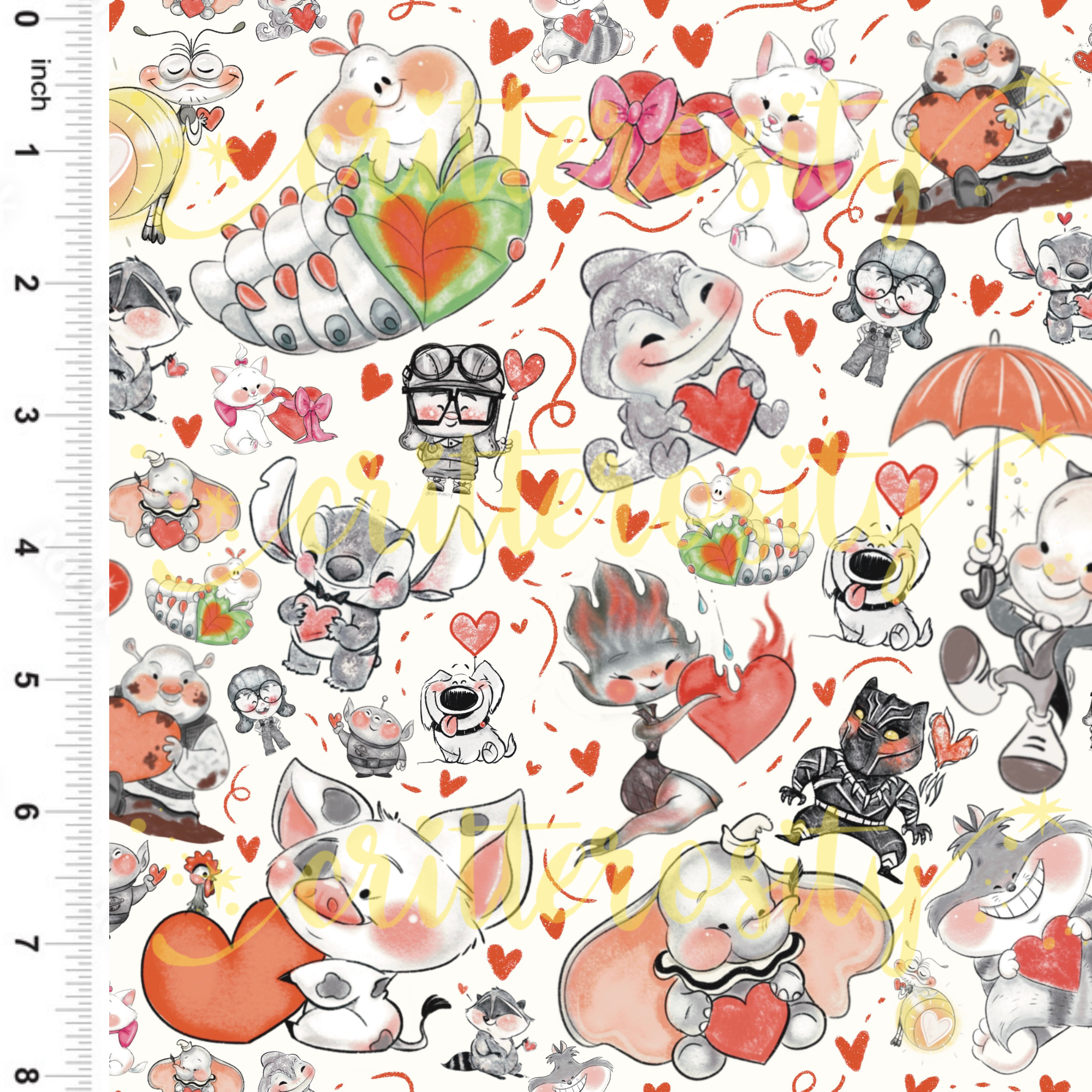 Critterosity Wittle Wovers Fabric