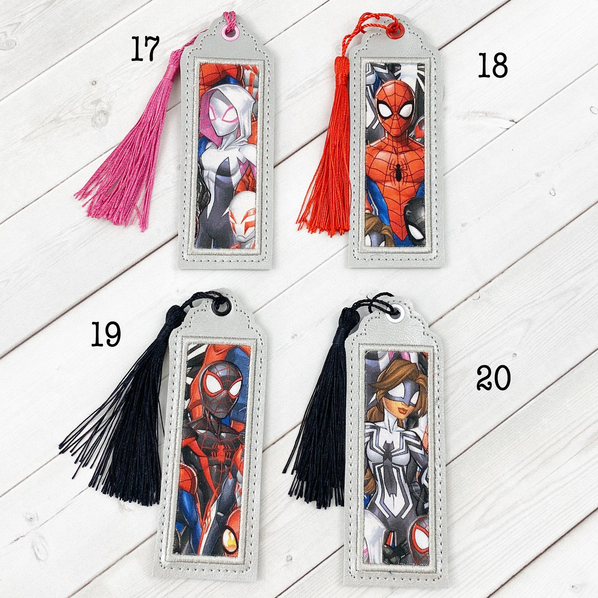 Bookmarks - Arachnid Superheroes
