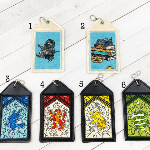 Luggage Tags - Magical Critters and Houses