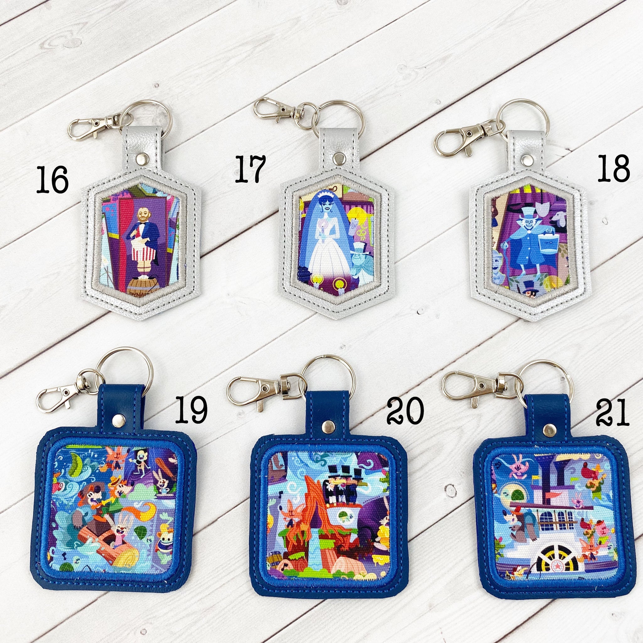 Keyrings - Ghost Ride and Critter Log Flume