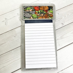 Magnetic Notepad - Green Baby